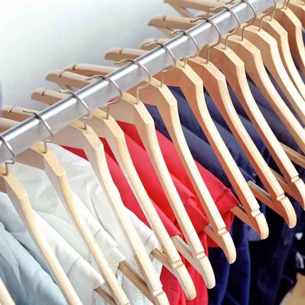 Clothes Rack Close — kuvapankkivalokuva