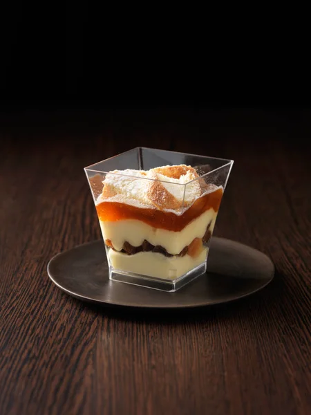Still Life Marmalade Brioche Dessert — Stock Photo, Image