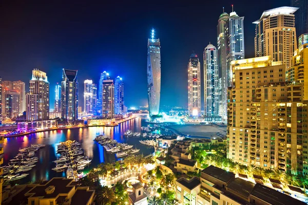 Dubai marina, Dubai, Emiratos Árabes Unidos — Foto de Stock