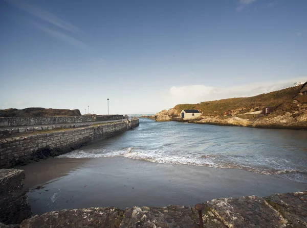 Άποψη Του Λιμανιού Ballintoy County Antrim Βόρεια Ιρλανδία Ηνωμένο Βασίλειο — Φωτογραφία Αρχείου