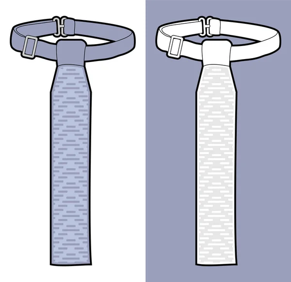 Tech sketch of necktie — Stock Photo, Image