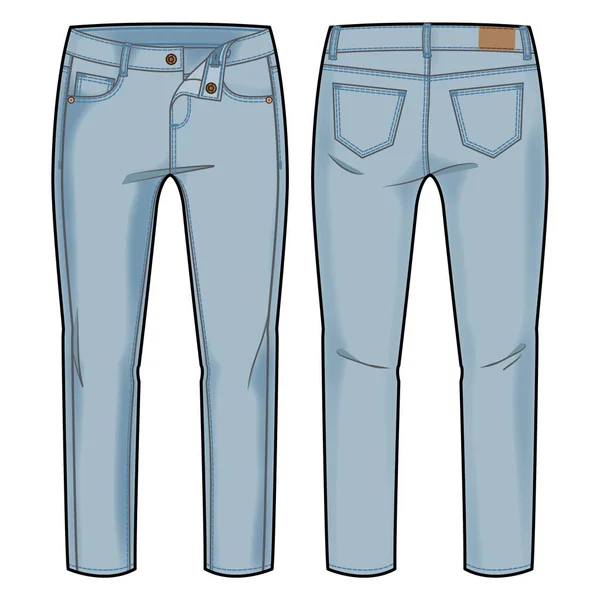 Pantaloni azzurri — Foto Stock