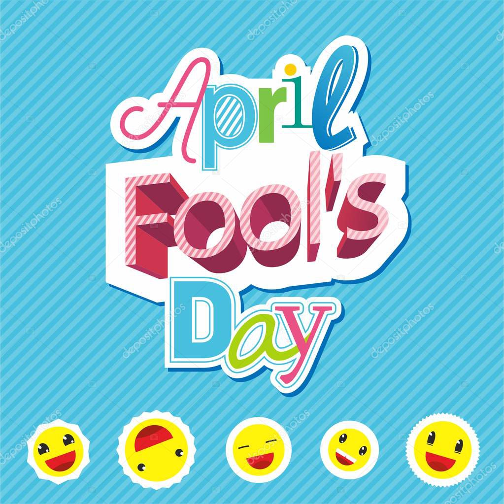 April Fools Day. Vector illustration
