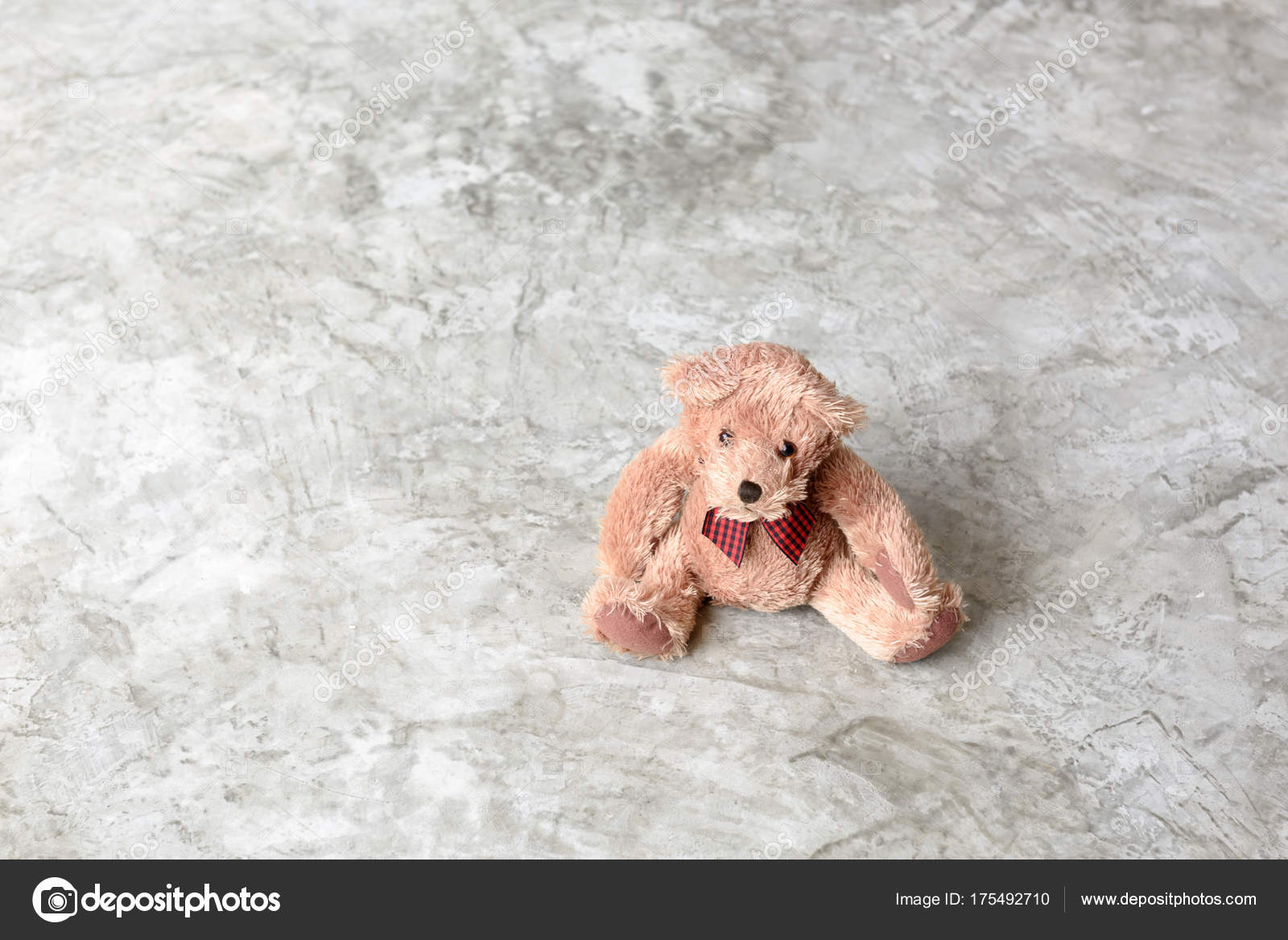 cement teddy bear