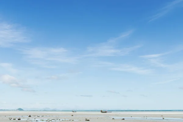 Summer Seascape Blue Sky Background — Stock Photo, Image