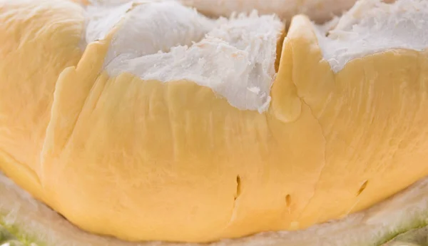 Närbild Durian Frukt Kung Frukt Thailand Isolerad Vit Bakgrund — Stockfoto