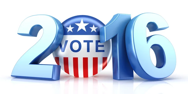 2016 election - 3d rendering — Stock Photo, Image