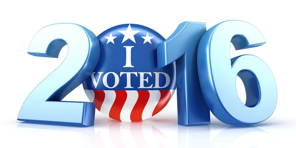 2016 election - 3d rendering — Stock Photo, Image