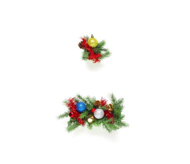 Süslü Noel ağacı harf ve rakam topluluğu