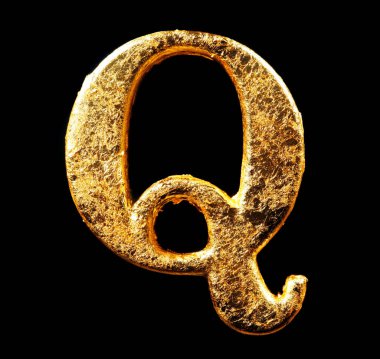 Alfabe ve altın varak numaraları