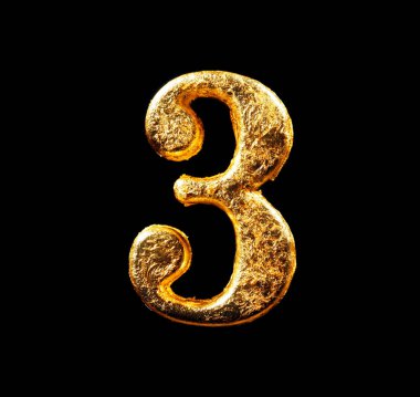 Alfabe ve altın varak numaraları