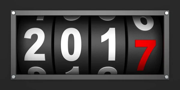 2017 temporizador de cuenta atrás de año nuevo —  Fotos de Stock