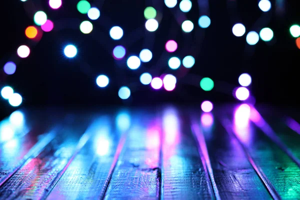 Noel ışıkları arka planı — Stok fotoğraf