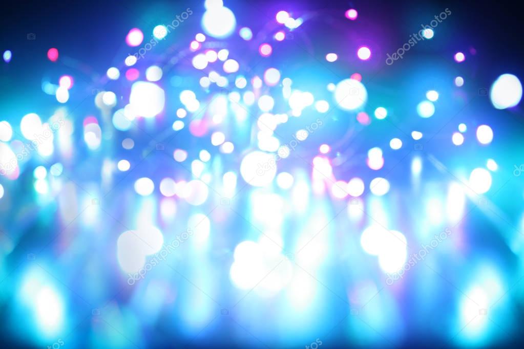 Blue lights abstract background
