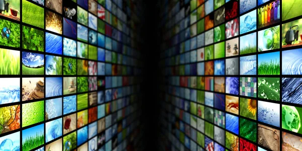 Dev multimedya video ve resim duvarlar