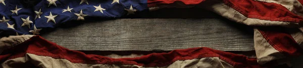 Gammalamerikansk flagga bakgrund — Stockfoto