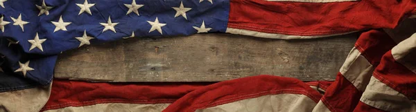 옛 미국 국기 배경 — 스톡 사진