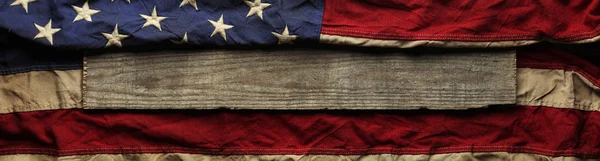Antiguo fondo de bandera americana — Foto de Stock