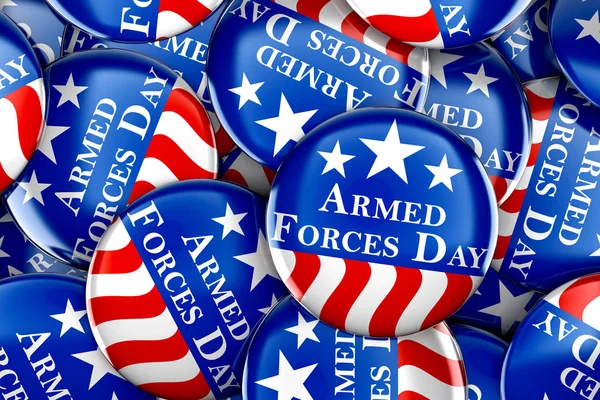 Armed forces day button background