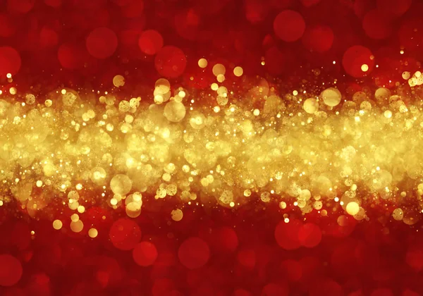 빨간색과 황금색 추상 크리스마스 배경 — 스톡 사진