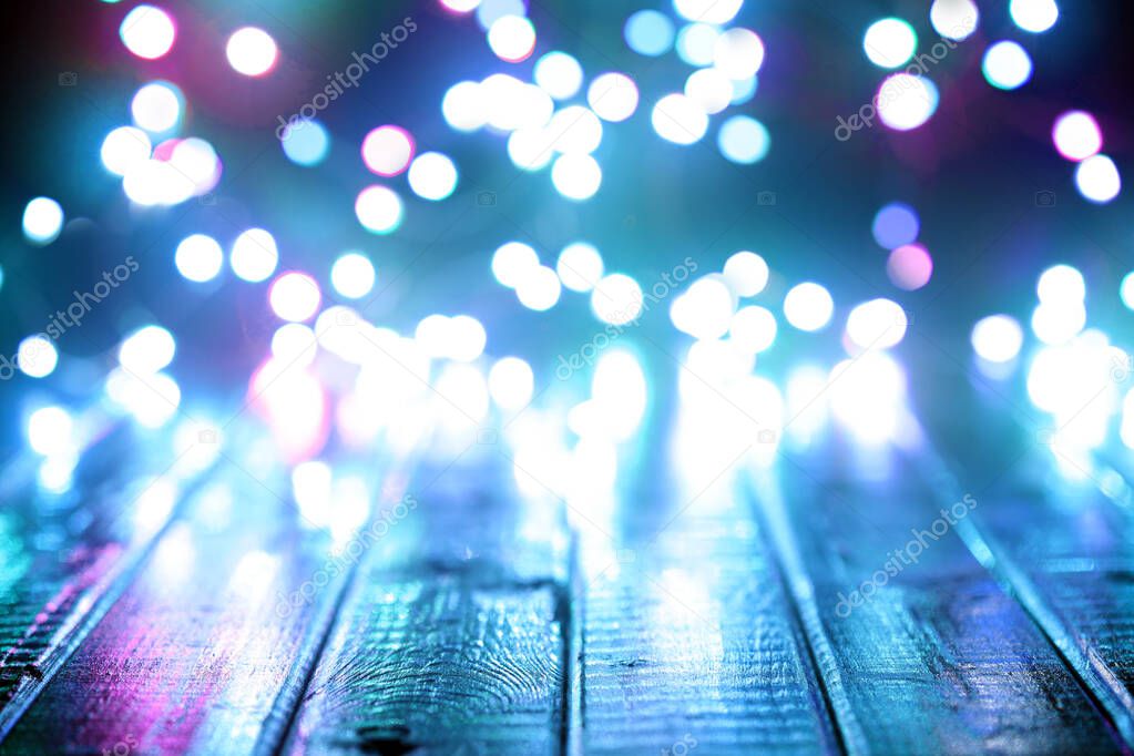 Christmas lights background