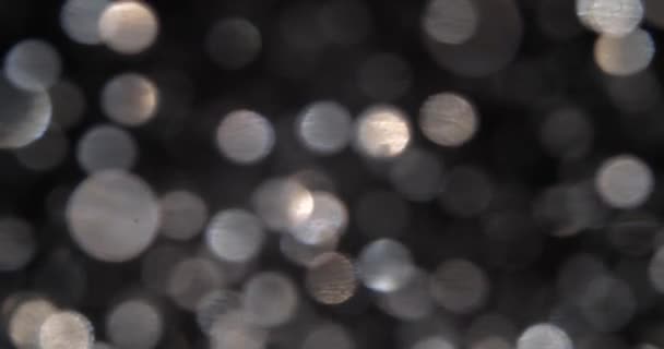 Glittering Lights Blurry Bokeh Background — Stock Video