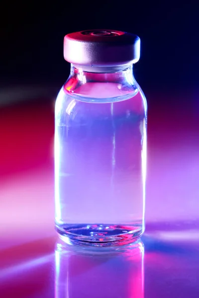 Lege Injectieflacon Met Vaccins Geneesmiddelen — Stockfoto
