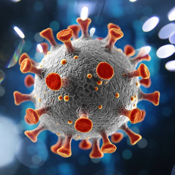 Novel Coronavirus 2019 Ncov Sars Cov Causa Della Pandemia Influenzale — Foto Stock