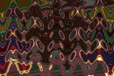 Olağandışı, soyut, parlak desenli ilginç bir arkaplan tasviri