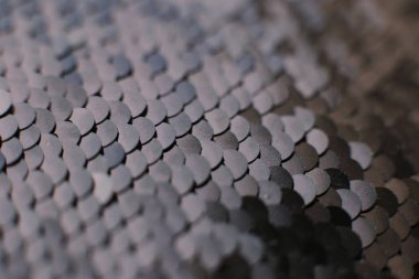 Parlak pullar ve ışıltıların ışıltılı tatil makro arka planı