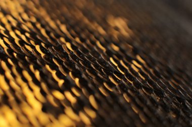 Parlak pullar ve ışıltıların ışıltılı tatil makro arka planı