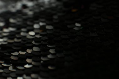 Parlak pullar ve ışıltıların ışıltılı tatil makro arka planı