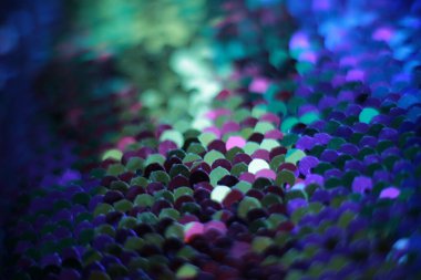 Parlak doku arka plan yanardöner çok renkli pullar makro fotoğraf