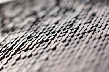 Parlak doku arka plan yanardöner çok renkli pullar makro fotoğraf