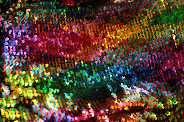 Parlak doku arka plan yanardöner çok renkli pullar makro fotoğraf