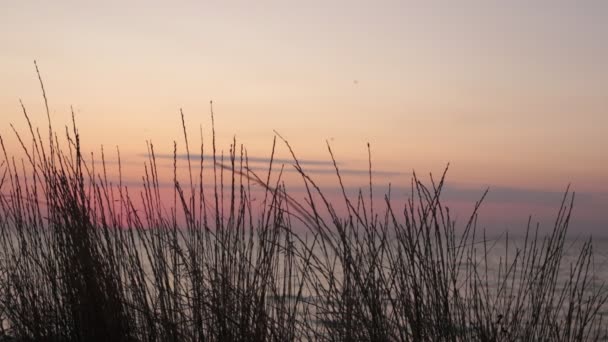 Ομορφιά Της Αυγής Και Ειδύλλιο Του Ηλιοβασιλέματος Βίντεο Για Χαλάρωση — Αρχείο Βίντεο