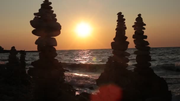 Belleza Del Amanecer Romance Puesta Del Sol Video Para Relajación — Vídeo de stock