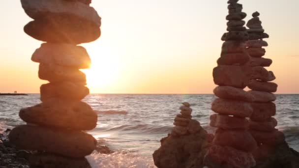 Beleza Amanhecer Romance Pôr Sol Vídeo Para Relaxamento Meditação — Vídeo de Stock
