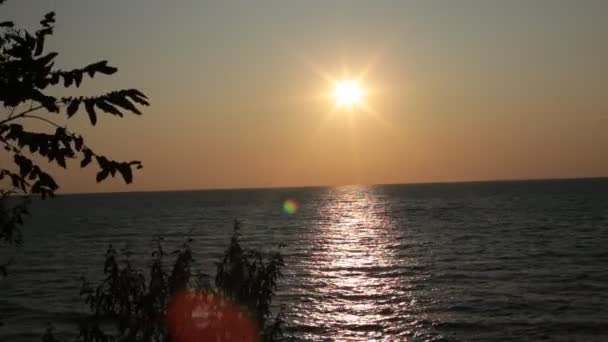 Piękno Świtu Romantyzm Zachodu Słońca Wideo Dla Relaksu Medytacji — Wideo stockowe
