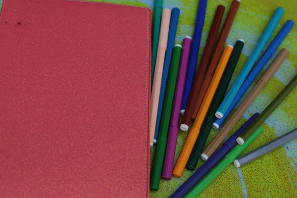 Notebook Para Notas Espacio Libre — Foto de Stock