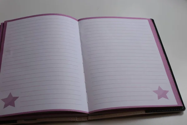 Notebook Para Notas Espacio Libre —  Fotos de Stock