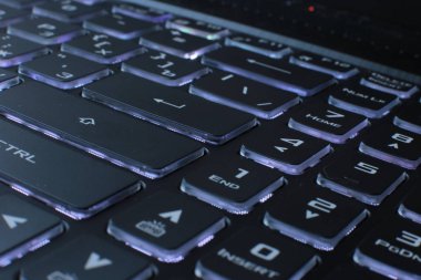 Arkaplan çok renkli makro tuşlar