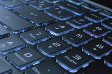 Arkaplan çok renkli makro tuşlar