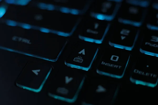 Background Multicolored Keyboard Macro Keys — Stock Photo, Image