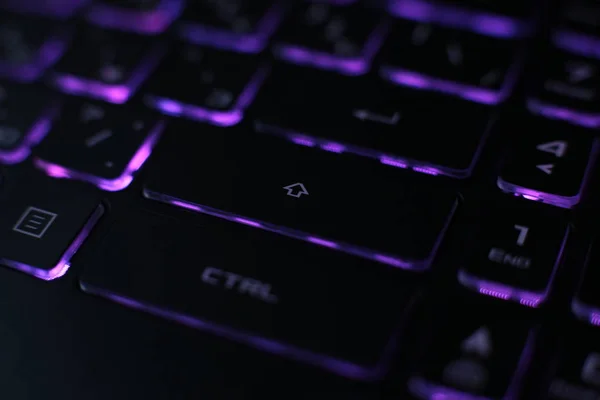 Background Multicolored Keyboard Macro Keys — Stock Photo, Image