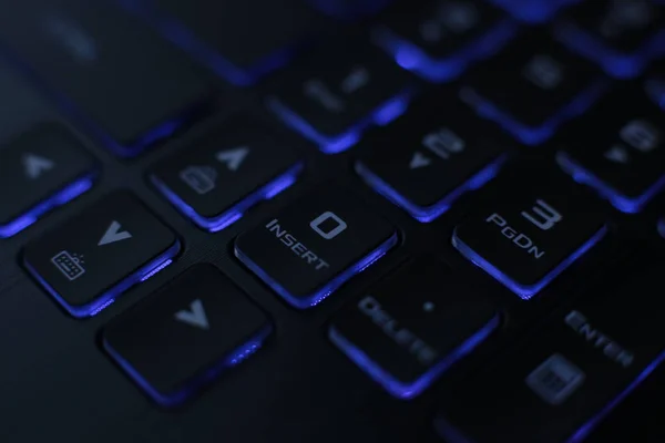 Background Multicolored Keyboard Macro Keys — Stock Photo, Image