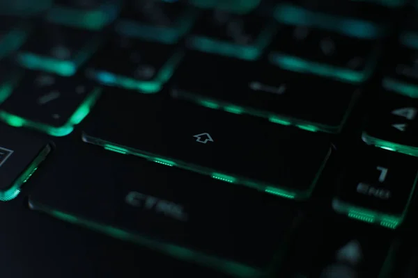 Background Multicolored Keyboard Macro Keys — Stock Photo, Image