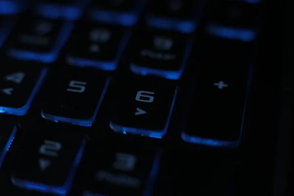 Background Multicolored Keyboard Macro Keys — Stock Photo, Image