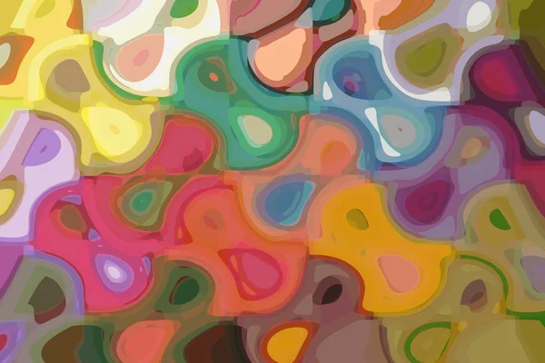 Необычный Фон Яркий Цветовой Узор Прохладная Абстрактная Световая Иллюстрация — стоковое фото