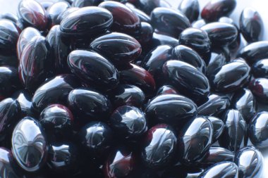 makro arka plan hapları, tıbbi biyolojik takviyeler ve vitaminler.